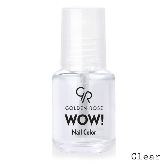 GOLDEN ROSE Wow! Nail Color 6ml-Clear